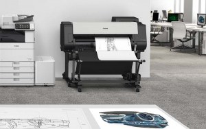 Large Format Printing von Canon in einem Großraumbüro